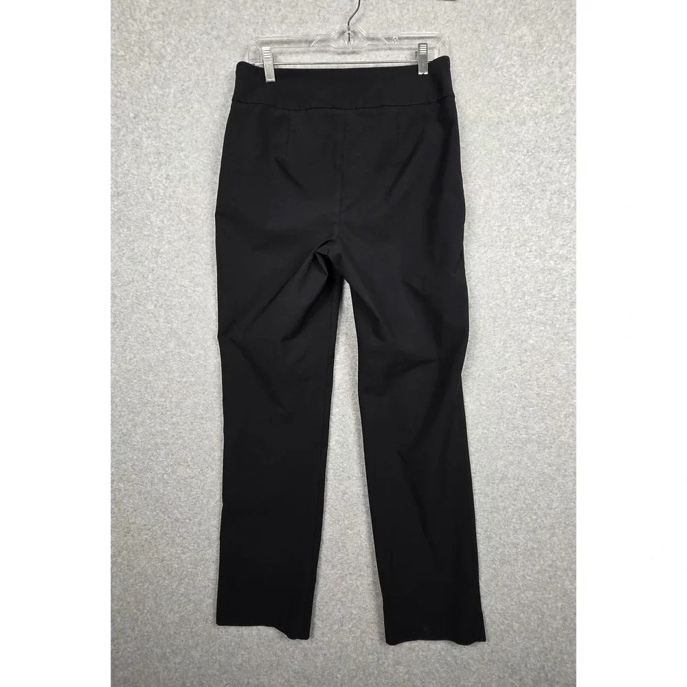 Shape FX Newport News Pants Womens 13 Black Stretch Dress Career Straight Leg - Picture 2 of 13